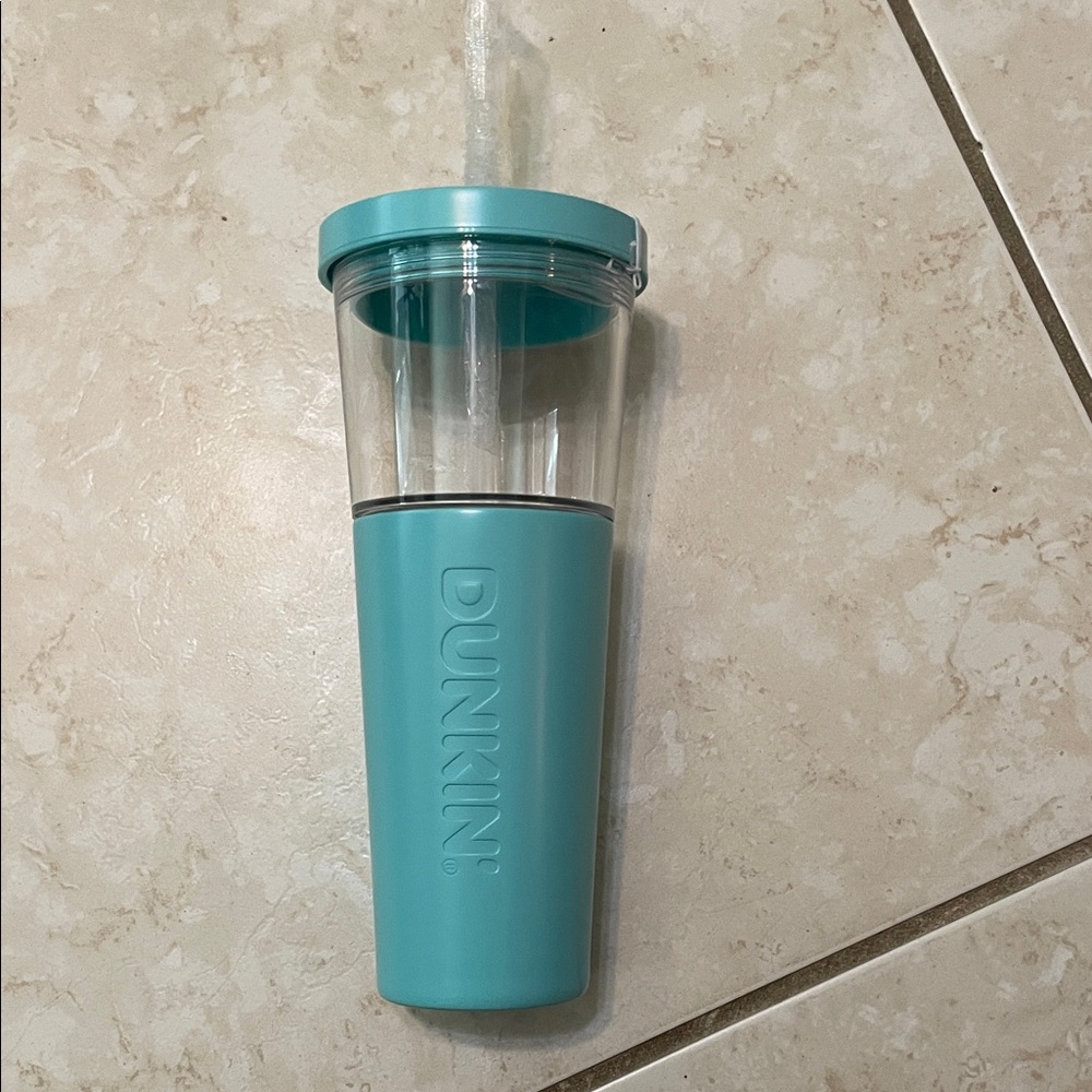 Dunkin® Teal Reusable Tumbler with Lid